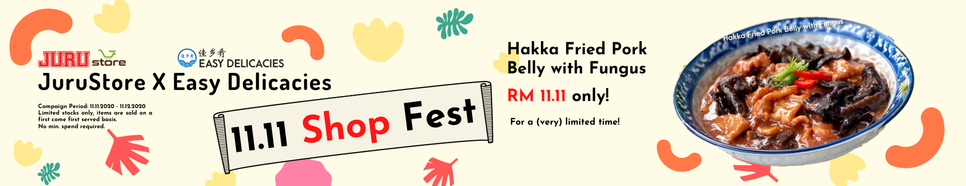 11.11 Shop Fest with Easy Delicacies
